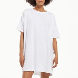 Z Supply White T-shirt Dress